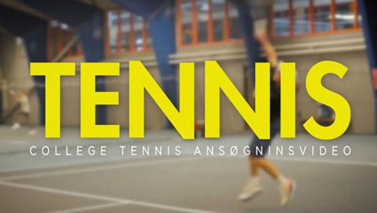 Tennis college video